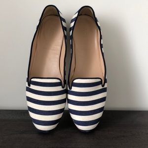 J CREW Striped Loafers